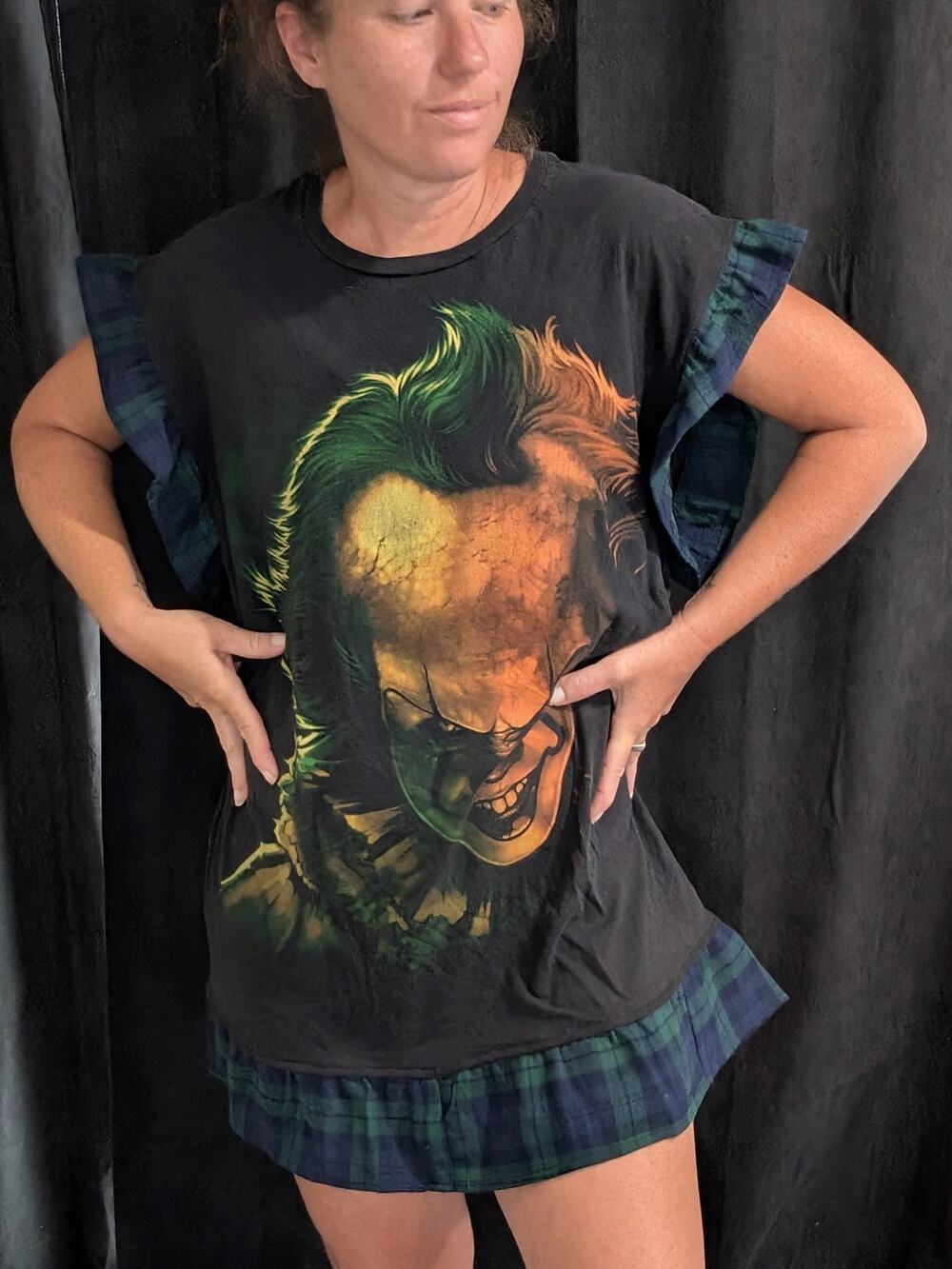 Upcycled Band Tee Dress - IT Pennywise